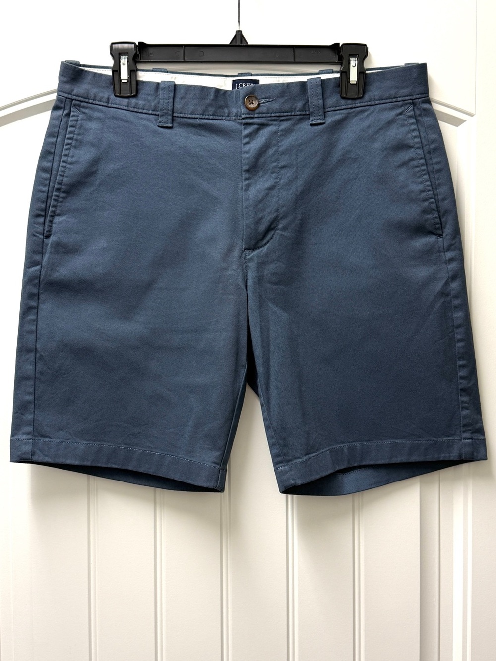 J.Crew Men’s Size 32 Blue Chino 9” Inseam Shorts